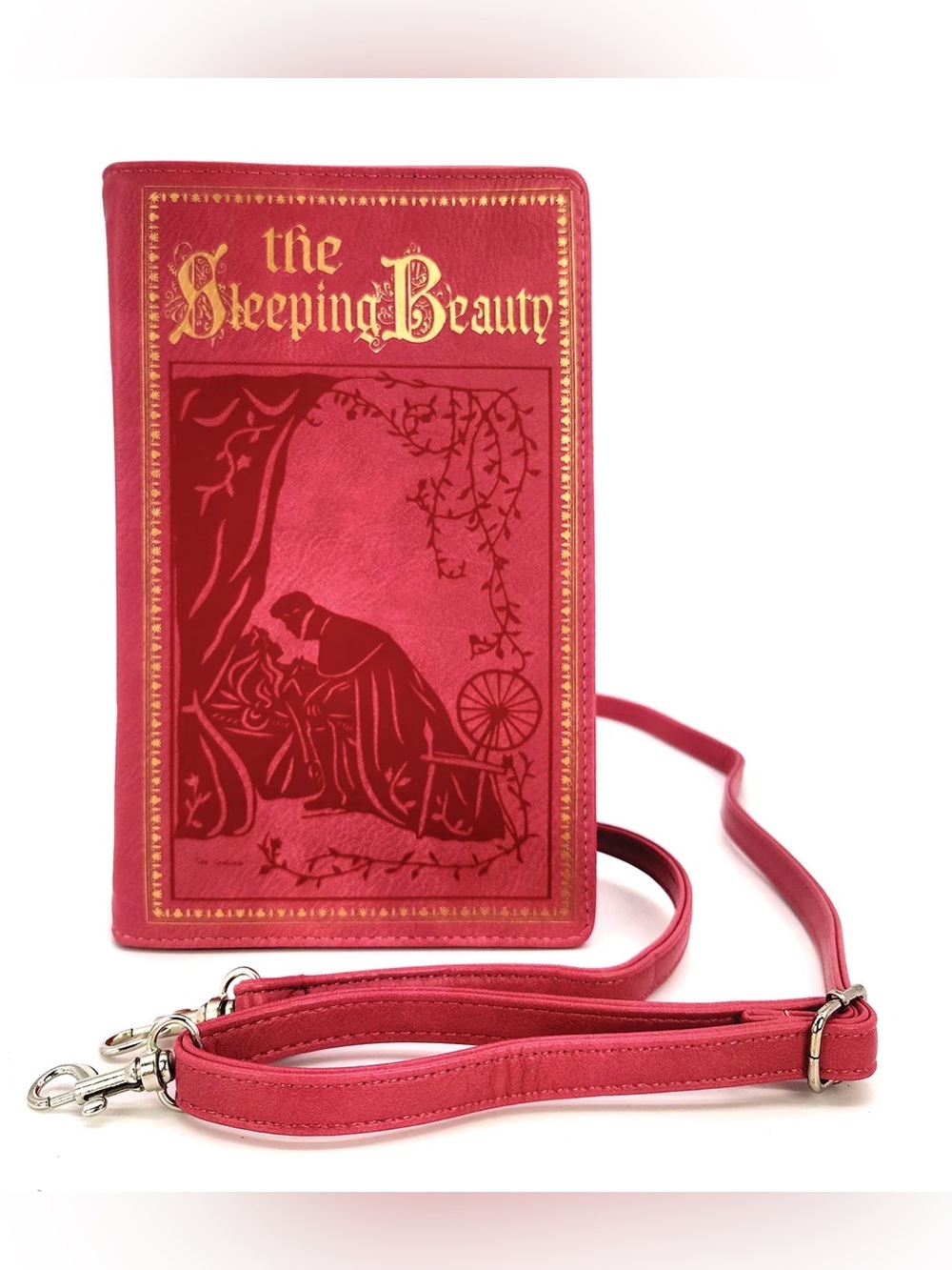 Comeco The Sleeping Beauty Vintage Book Clutch Bag In Vinyl